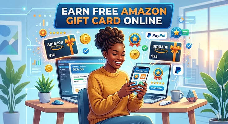 Earn free amazon gift card online